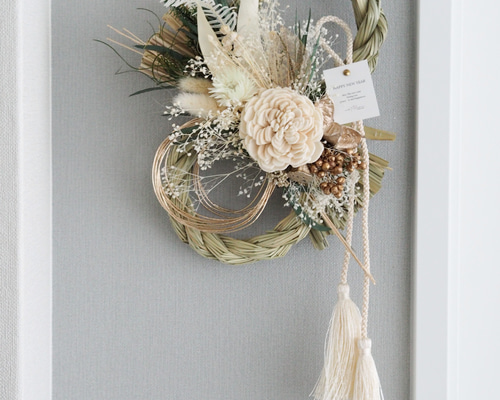 しめ縄飾り【8の字しめ縄】 しめ縄・しめ飾り andbloom 通販 15046518