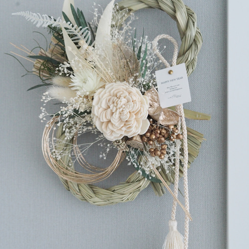 しめ縄飾り【8の字しめ縄】 しめ縄・しめ飾り andbloom 通販 15046518