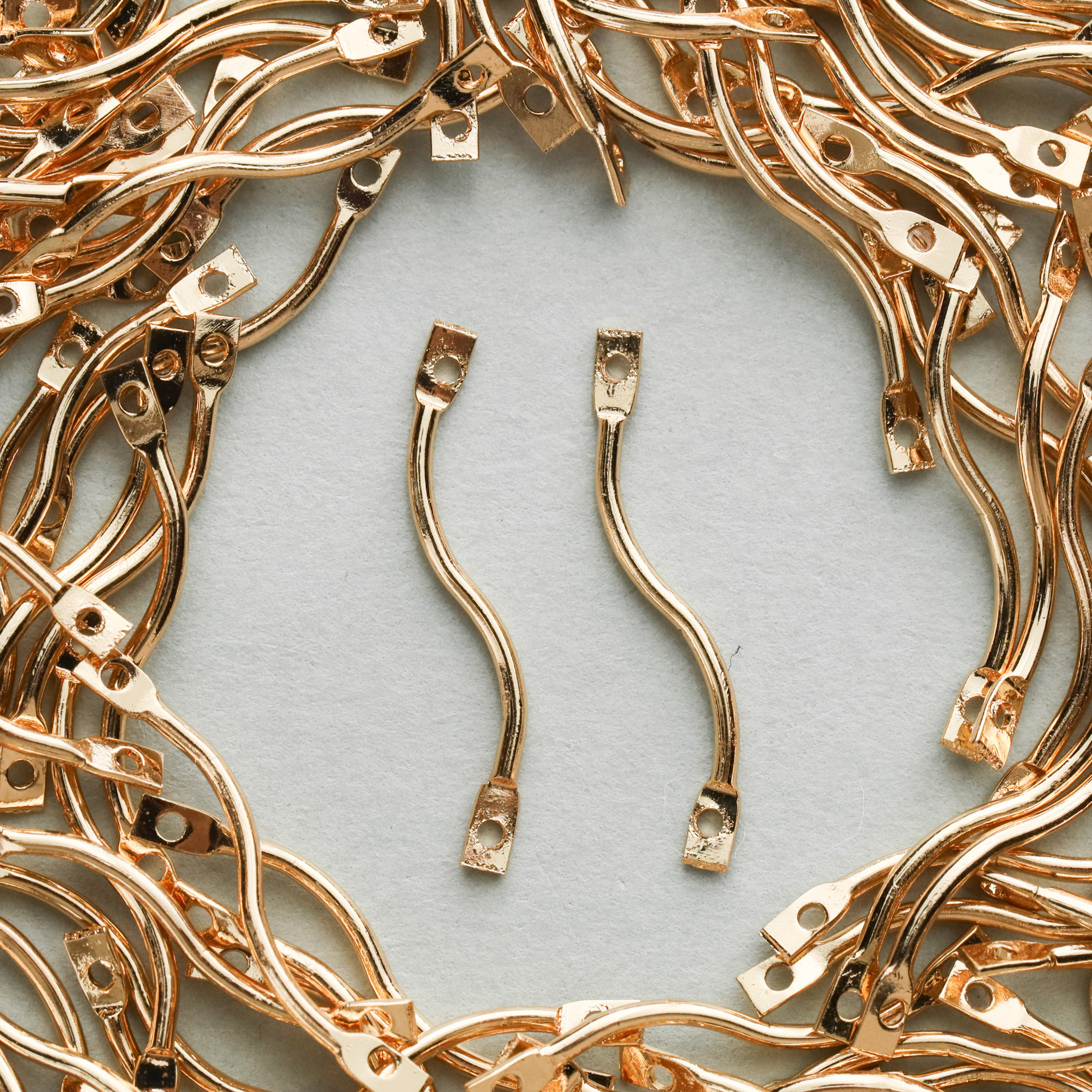 ハンドメイドコネクター　10個  ストロベリークォーツ ハンドメイドコネクター 10個 ストロベリークォーツ ハンドメイド