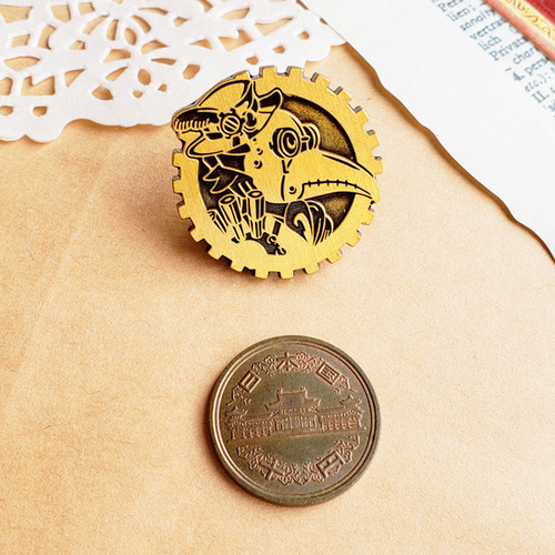 ピンバッジセット【オリジナルグッズ】ペストマスク オリジナルマーク