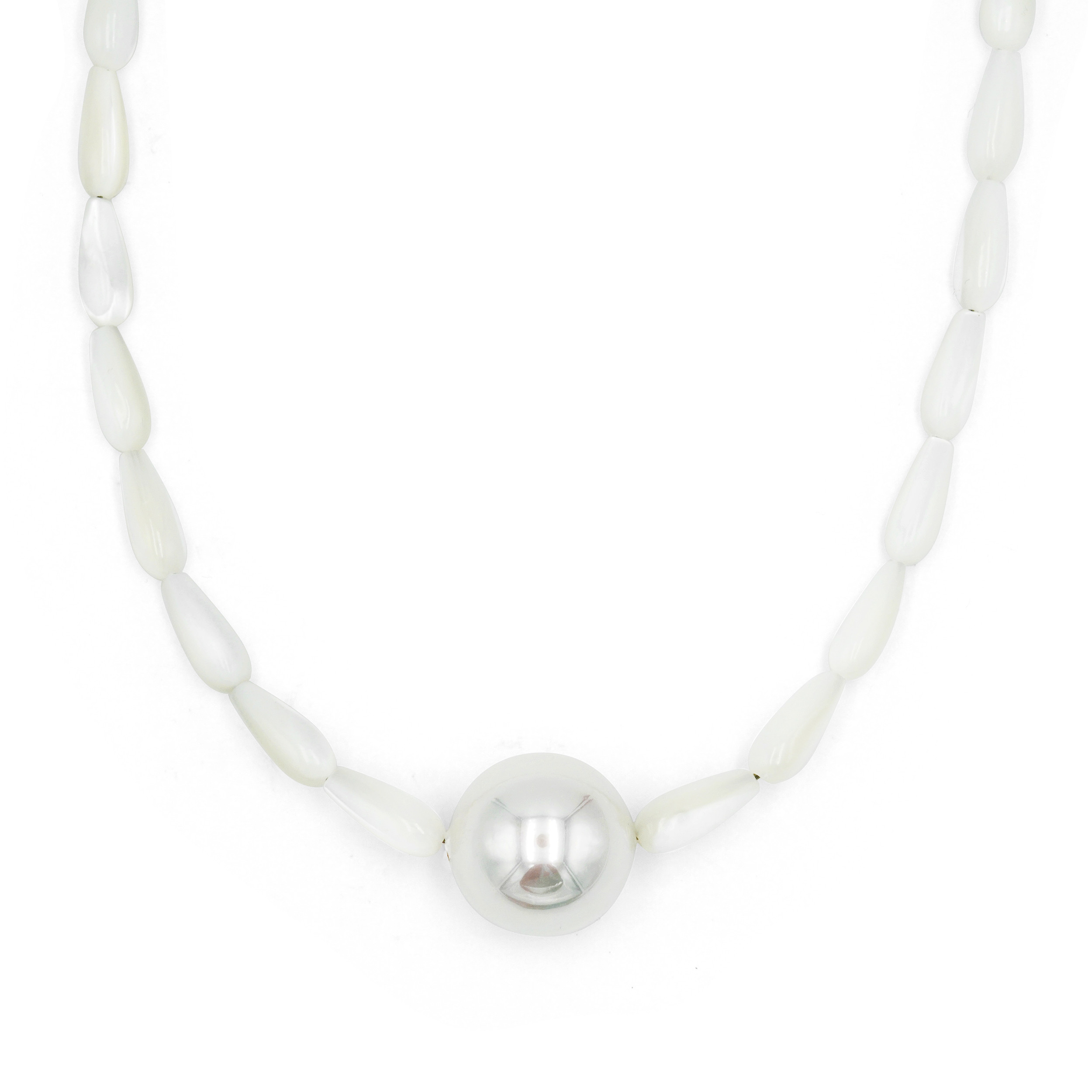 シェルパールカジュアルネックレス 20221118-001（4週間発送）