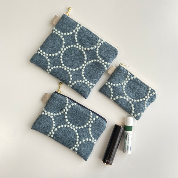 りんご　ハンドメイド まあるいポーチ ミナペルホネン生地使用♪ りんご ハンドメイド まあるいポーチ ミナペルホネン生地使用♪ りんご