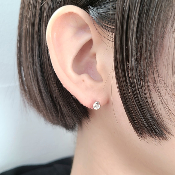 【Noel✧】ornament Pierced Earrings / SV925 / クリスマス≪送料無料≫ 7枚目の画像