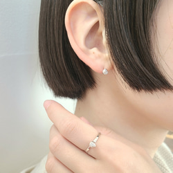 【Noel✧】ornament Pierced Earrings / SV925 / クリスマス≪送料無料≫ 10枚目の画像