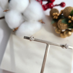 【Noel✧】ornament Pierced Earrings / SV925 / クリスマス≪送料無料≫ 6枚目の画像