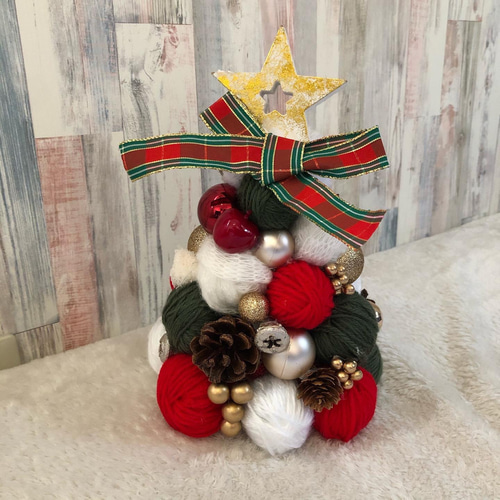 ちゃき/毛糸玉/クリスマスリース/クリスマスツリー ちゃき/毛糸玉/クリスマスリース/クリスマスツリー ちゃき/毛糸