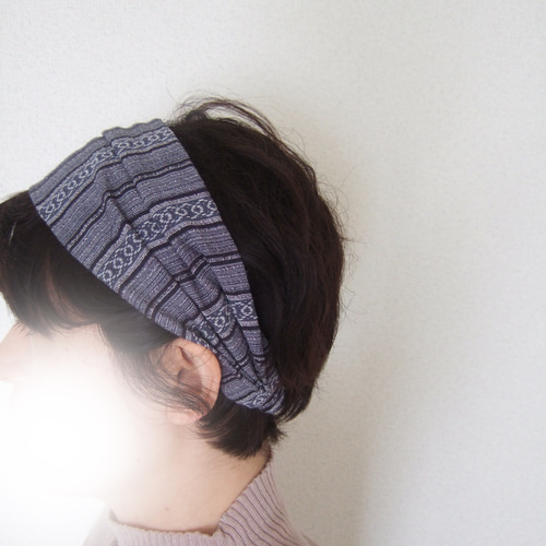 handmade＊no.66 ターバンヘアバンド
