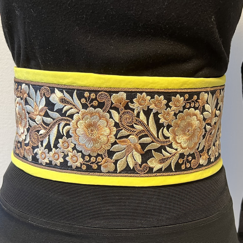 サッシュベルト インド刺繍 No.2029 その他ファッション bon&bow サッシュベルト インド刺繍 No.2029 その他ファッション bon&bow