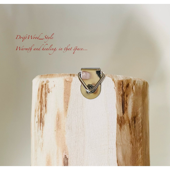 流木インテリア 先端がY字の枝の大サイズ小鳥の止まり木 インコの壁掛けパーチ ニームパーチ ピン止めタイプ N8 8枚目の画像