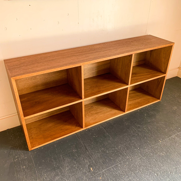 VINTAGE OPEN SHELF レコード　本棚　ビンテージ　アンティーク　北欧　チェスト　サイズ変更可能 3枚目の画像