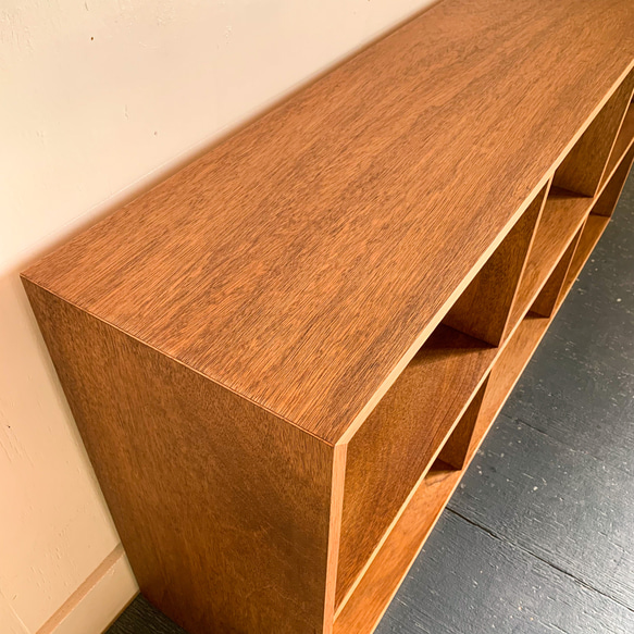 VINTAGE OPEN SHELF レコード　本棚　ビンテージ　アンティーク　北欧　チェスト　サイズ変更可能 5枚目の画像