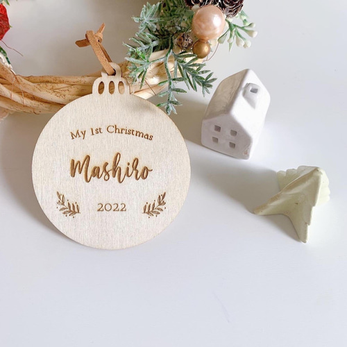 クリスマスオーナメントファーストクリスマスbaby 記念2017 90313671-1205-405A-B2A0-