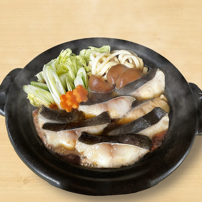 <麹入り>ぎんだら仙台みそ煮鍋　野菜とうどんもついた鍋セット　便利な小分けパック　ギフト　お歳暮にも