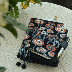 ◇完成品◇ 手帳型スマホケース ミナペルホネン path ネイビー - メルカリ
