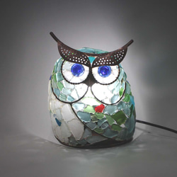 ま～るいふくろうランプ－10 スタンドライト・テーブルランプ 渚の