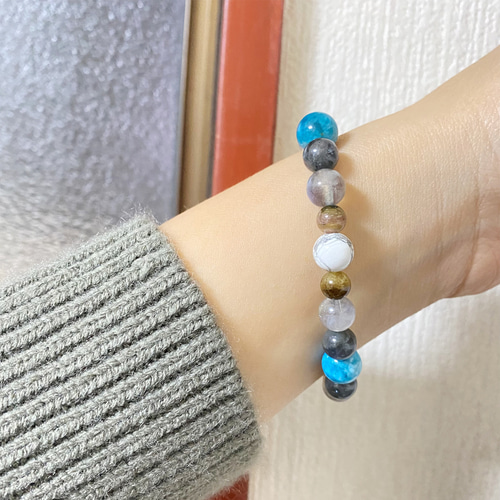 仕事UP 才能を発揮し ラブラドライト トルマリン 年賀 贈り物 天然石