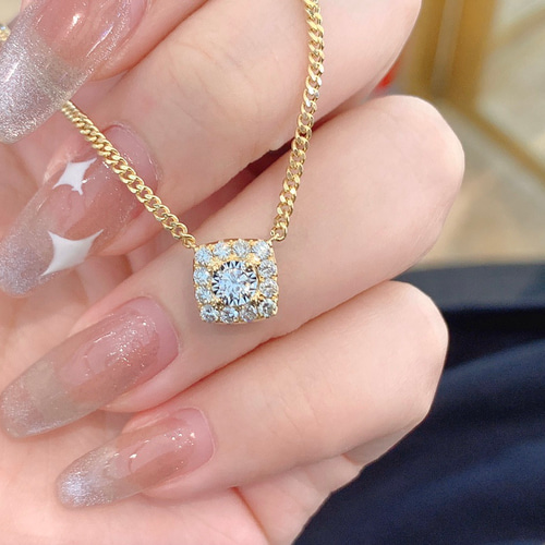 天然ダイヤモンドネックレス0.4ct k18 ネックレス・ペンダント パール