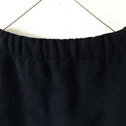 【受注制作・サイズ調整可】極厚ストレッチ裏毛　タイトロングスカート 4枚目の画像