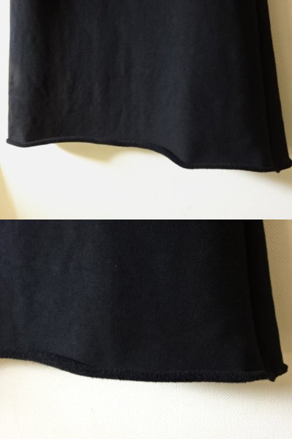 【受注制作・サイズ調整可】極厚ストレッチ裏毛　タイトロングスカート 5枚目の画像