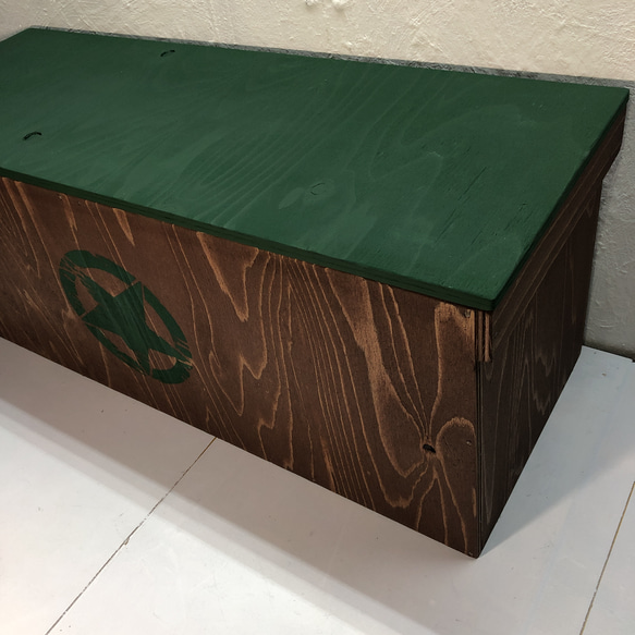 STAR★ BENCH HOUSING STORAGE BOX 収納BOX 新品 2枚目の画像