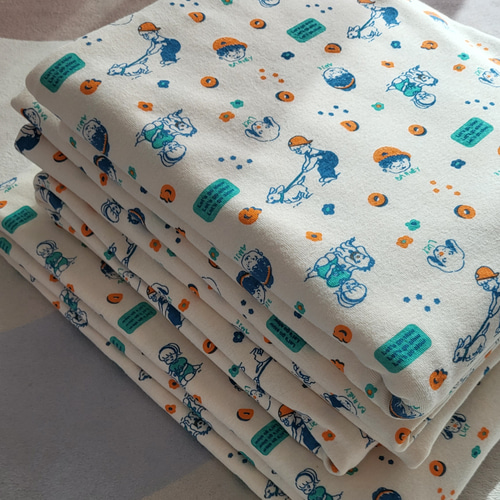 40フライスニット DOGGO 150✕45cm ニット 生地 韓国生地 輸入生地  