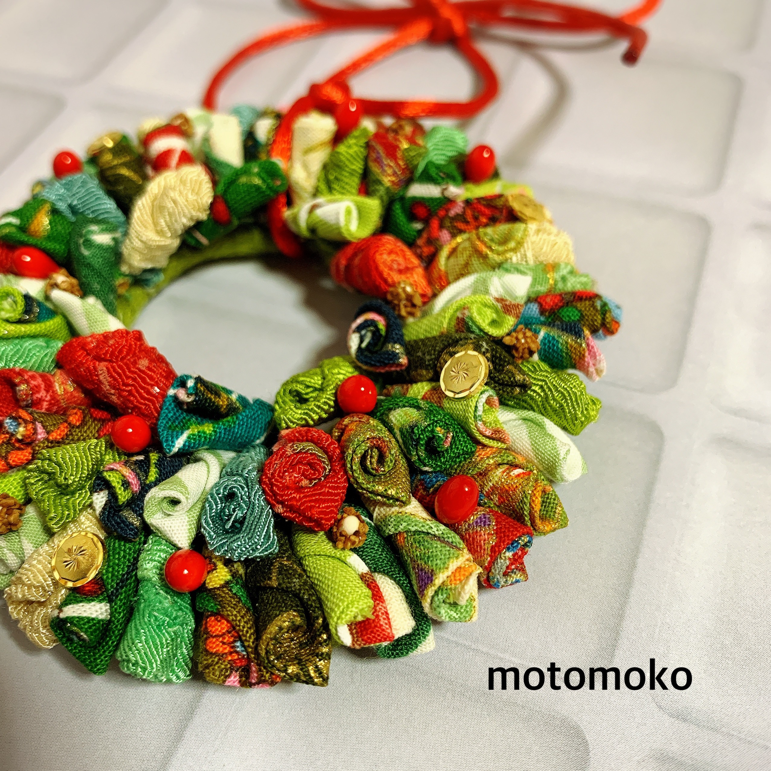 洋風つまみ細工のリースコレクション 【12ケ月コース】 ☆注意あり☆