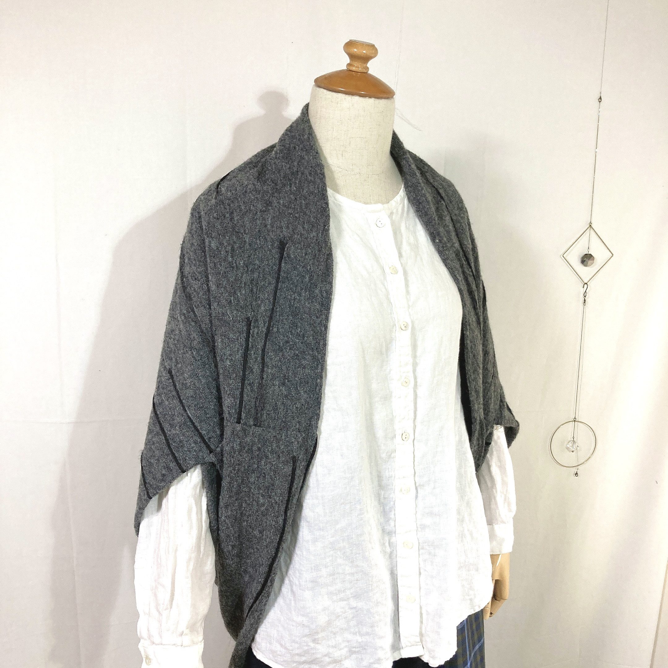 2wayボレロ  グレー