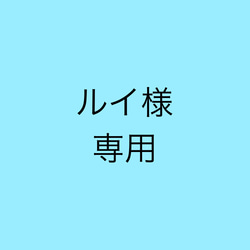 ルイ様専用 マスク3点セット 1枚目の画像