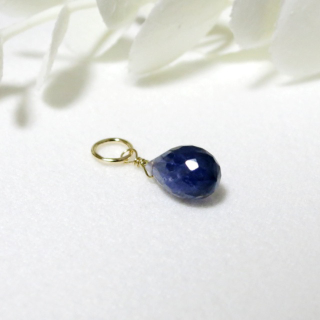 14kgf 大粒フロストクォーツ カラーストーン ペンダントトップ チャーム imgrc0077240814.jpg