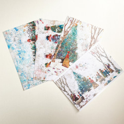 【ZINE】「森に冬が来る」手作り表紙ver 7枚目の画像