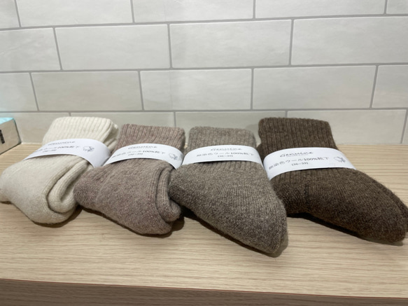 Wool socks / 天然ウール靴下 8枚目の画像