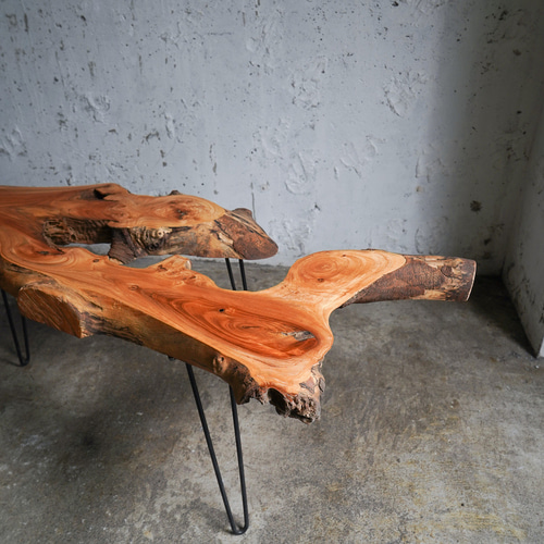 欅の変木 一枚板 （高さ・カラー変更無料） ローテーブル・リビング