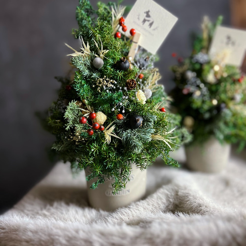 クリスマスツリーアレンジメント制作キット “自分で作るわたしのための