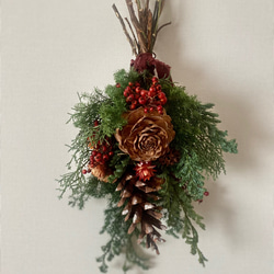 千日紅のドライフラワースワッグ スワッグ 六花 りっか 通販 11083489