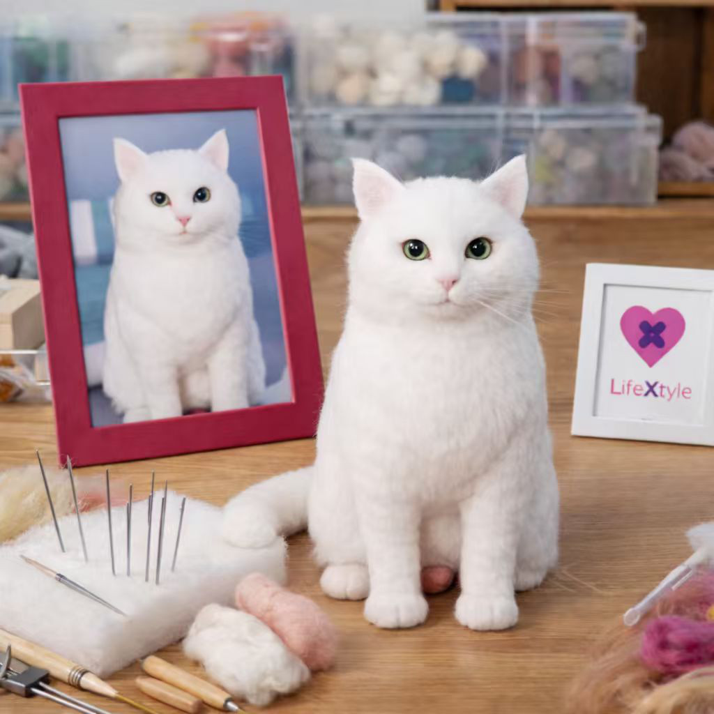 羊毛フェルト そっくり ペット オーダーメイド｜写真から作る ペットリアルぬいぐるみ｜愛猫 うちの子 ロス プレゼント