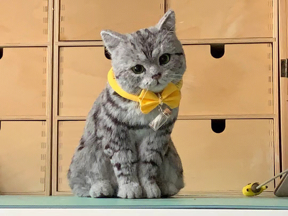 【オーダーメイドペット】羊毛フェルト、うちの子　猫ぬいぐるみ、フェルト猫、羊毛猫、肖像画、犬猫人形 プレゼントやギフトに 100% 模様