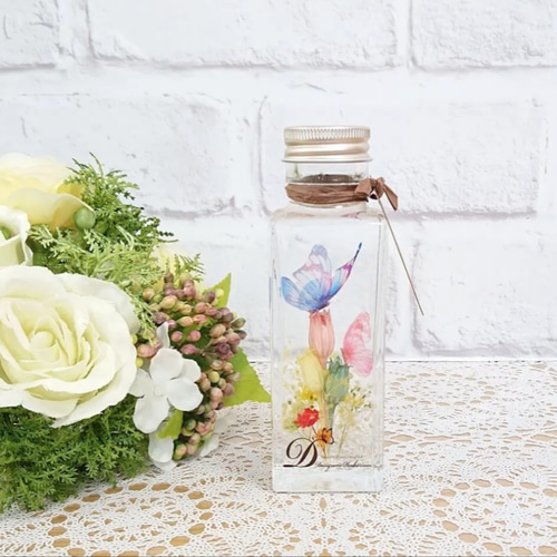 №88 ハーバリウム 蝶々 デザイナーズハーバリウム 人気 おすすめ