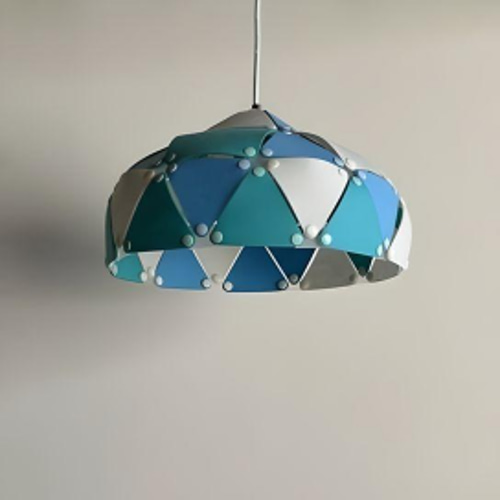 フェルト製ランプシェード ドーム型 ブルートーン シーリングライト