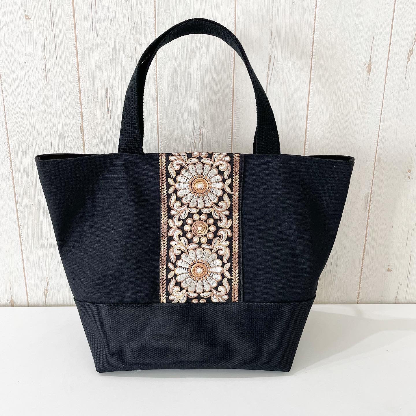 リボン刺繍キャンバストートバッグ（トートバッグ） | Ober