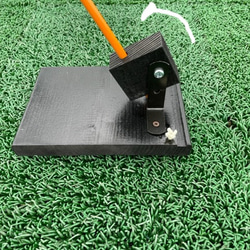 ゴルフ　スイングプレーン練習器具　兼　スマホホルダー 3枚目の画像