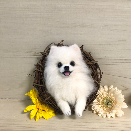 セブンイレブン 冬ギフト カタログ 母の日 クリーム にこにこポメラニアン 羊毛フェルト 羊毛フェルト