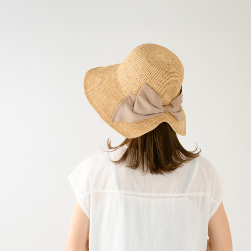 田中帽子店 Delia2 ― デリア2 ラフィア女優帽 田中帽子店Delia2（デリア2） ラフィア女優帽 婦人用帽子 田中