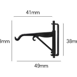 ミニチュア＊壁掛けフック(ホワイト) 3枚目の画像