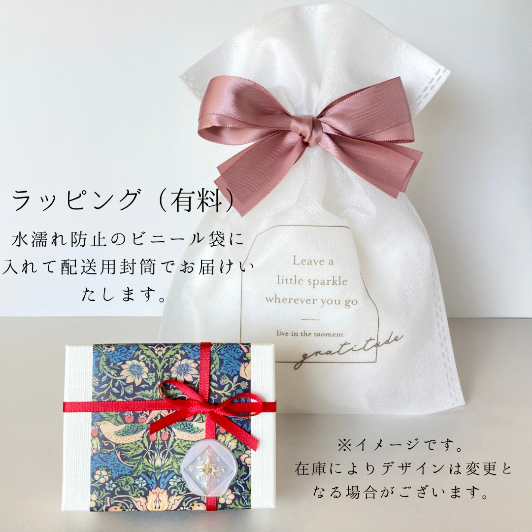 4wayロンドンブルートパーズ＆淡水パールの2連ネックレス　14kgf