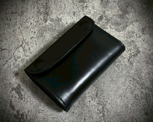 経年変化を楽しむ ミドルウォレット 総手縫い 財布 フルレザー 本革