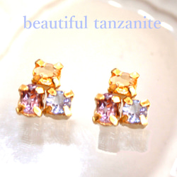 - unique tanzanite - Tanzanite Citrine & Amethyst & Necklace 3枚目の画像
