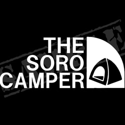 THE SORO CAMPER ステッカー（ソロキャンパー） 7cm×17cm 1枚目の画像