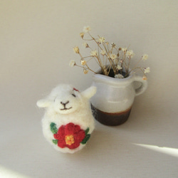 作家様　羊毛フェルト　ラムちゃん　ひつじ　ぬいぐるみ　ハンドメイド 61FS9FUVoVL.jpg_BO30,255,255,