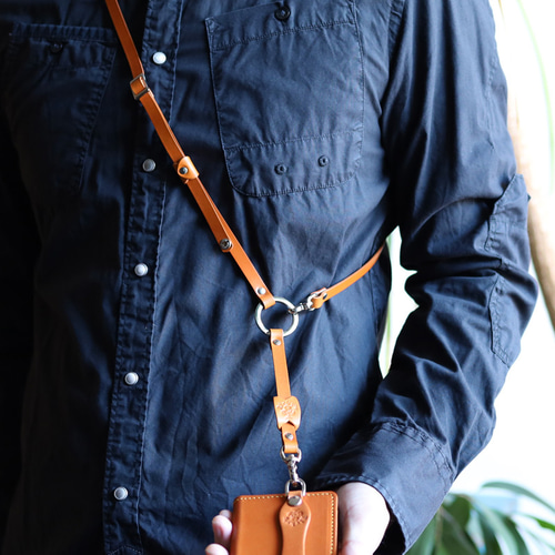 ショルダーリングストラップ”8色 長さ調節 サコッシュ ショルダー