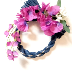 展示品…新春❖しめ縄リース・しめ飾り・お正月❖パープル２色 展示品…新春❖しめ縄リース・しめ飾り・お正月❖パープル2色 【公式通販】